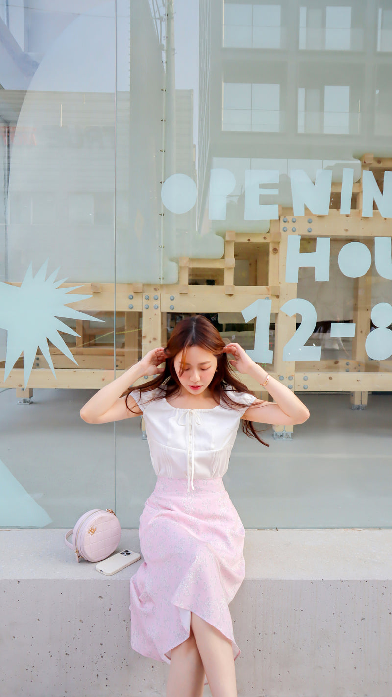The Bleached Linen Blouse