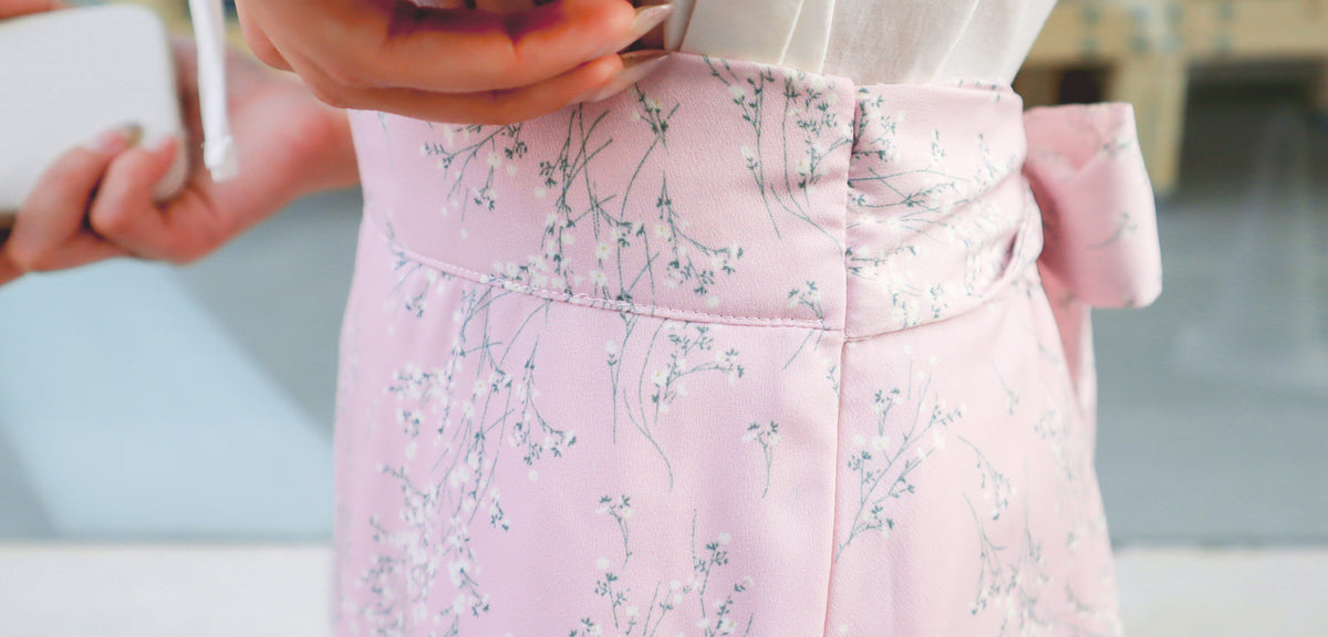 < M A D E > White Blossom Mermaid Skirt