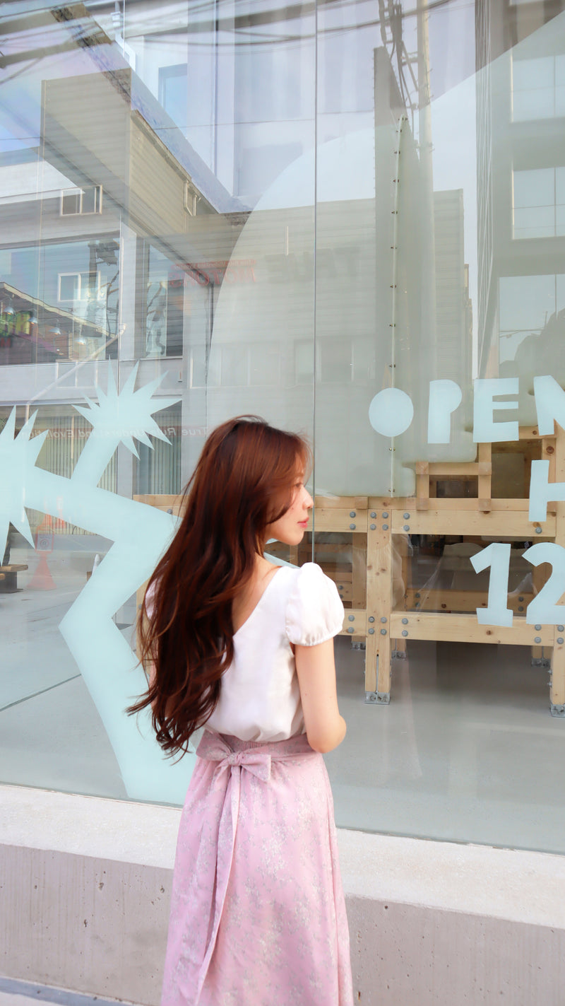 The Bleached Linen Blouse