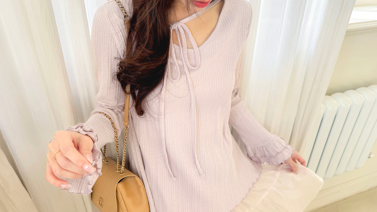 < M A D E > Unmelted Ribbed Midi Top