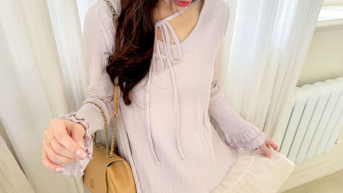 < M A D E > Unmelted Ribbed Midi Top