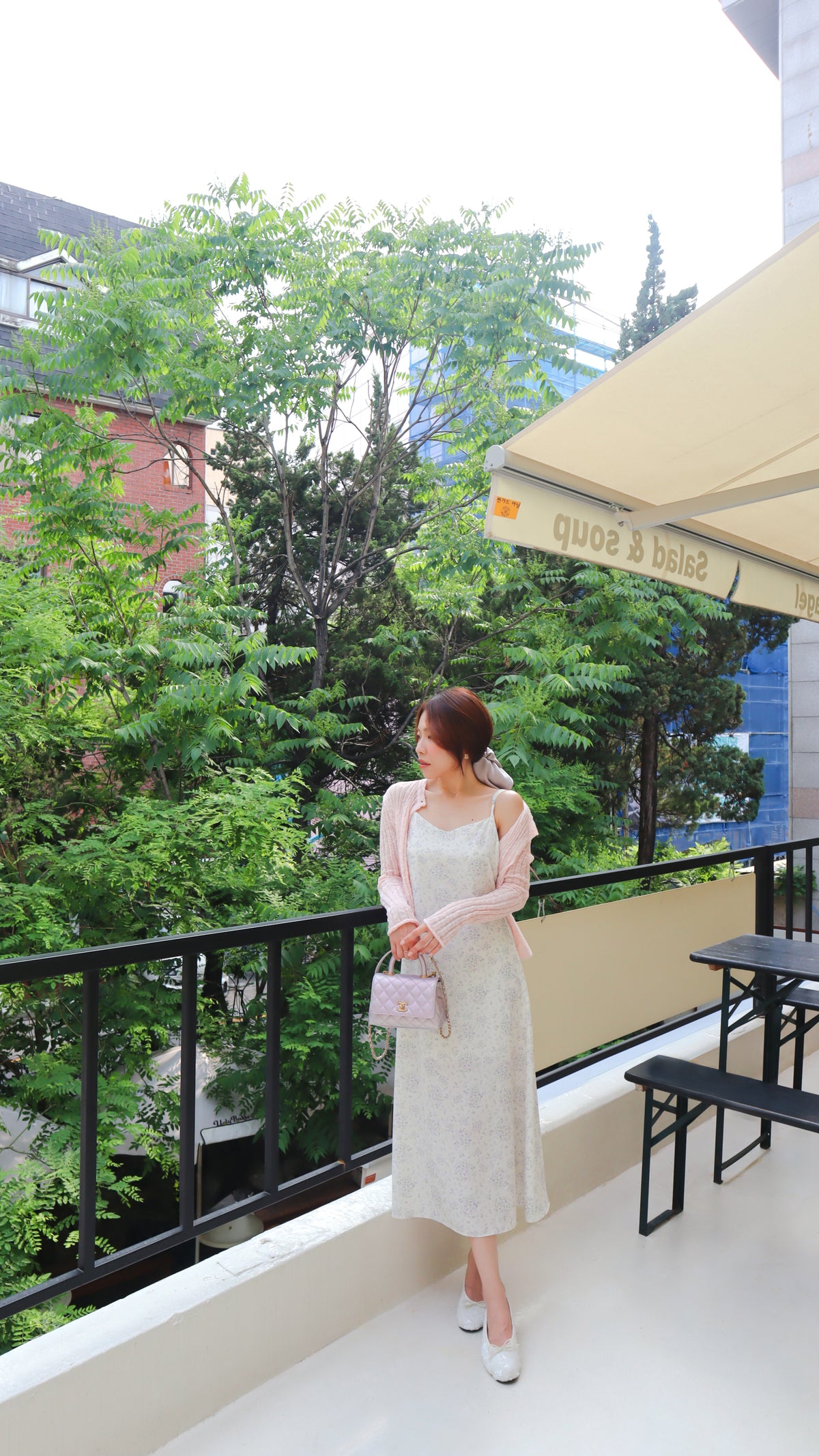 < M A D E > Frenchie Blossom Dress