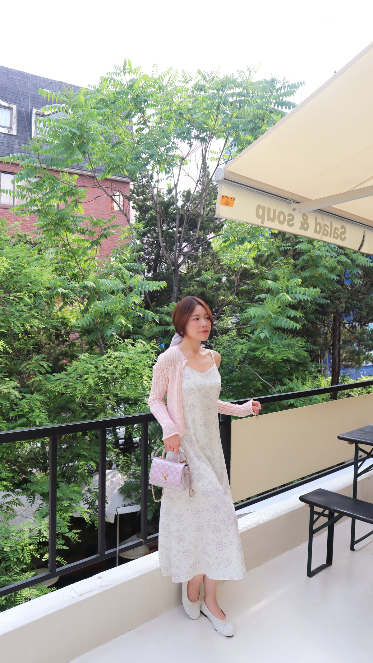 < M A D E > Frenchie Blossom Dress