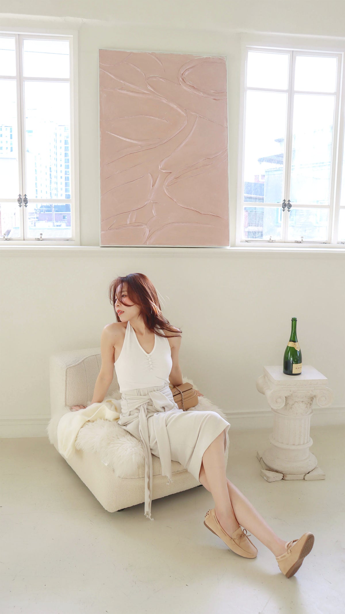 < M A D E > Pepper Mojito Jersey Skirt