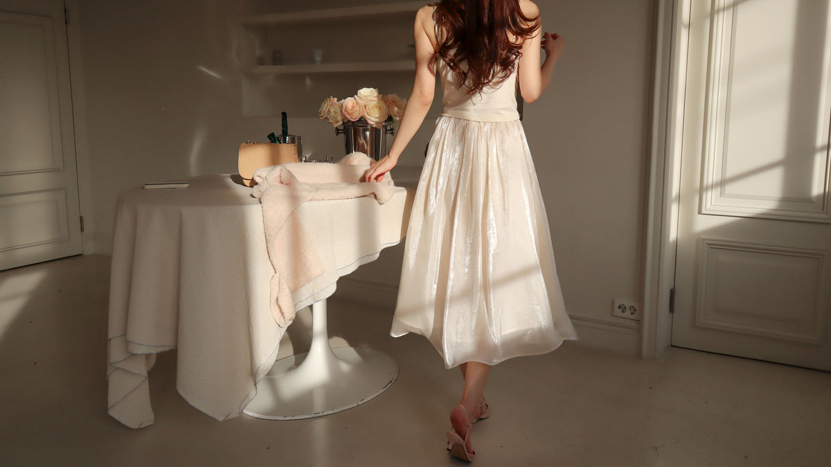 < M A D E > Goodnight Dear Pearly Skirt