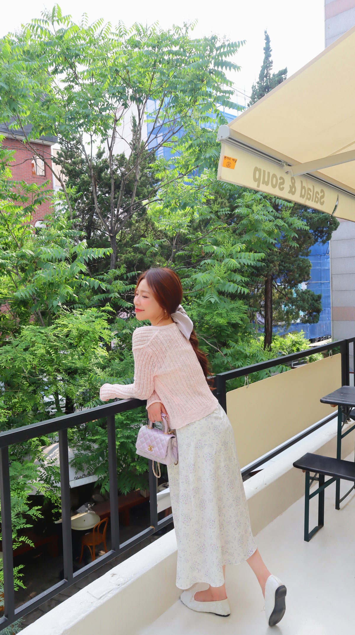 < M A D E > Frenchie Blossom Dress