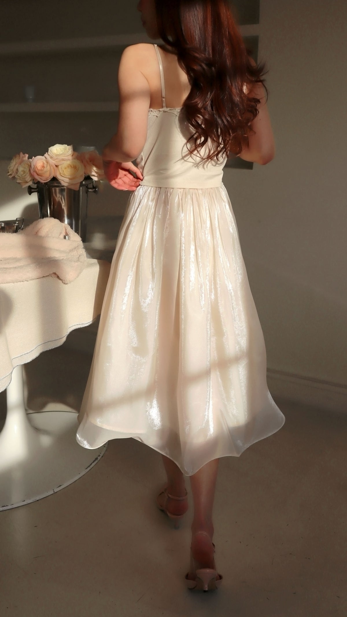 < M A D E > Goodnight Dear Pearly Skirt