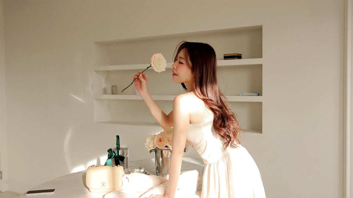 < M A D E > Goodnight Dear Pearly Skirt