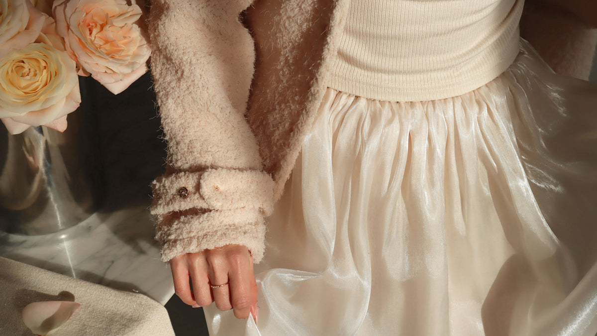 < M A D E > Goodnight Dear Pearly Skirt