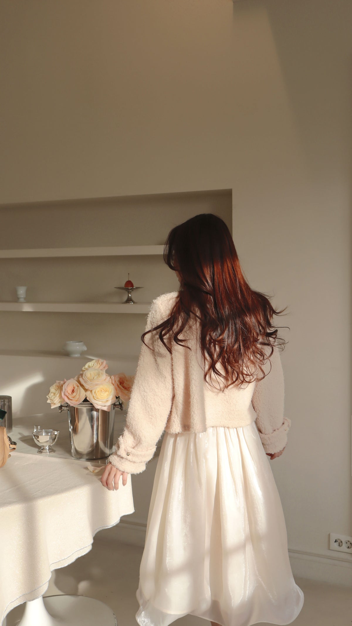 < M A D E > Goodnight Dear Pearly Skirt