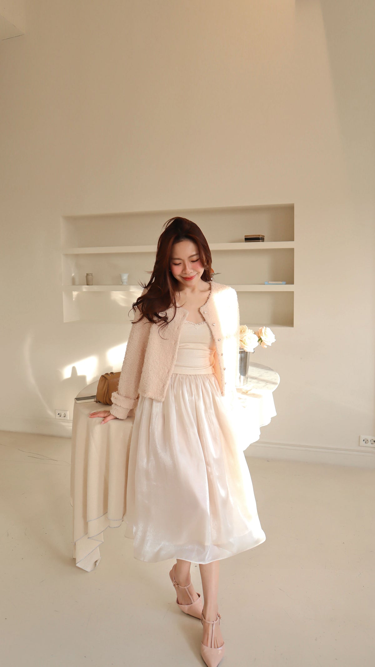 < M A D E > Goodnight Dear Pearly Skirt