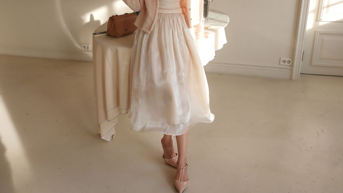 < M A D E > Goodnight Dear Pearly Skirt