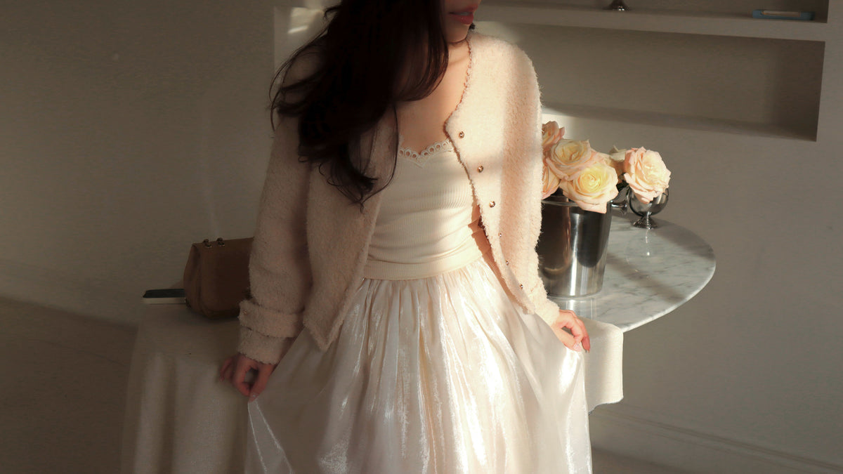 < M A D E > Goodnight Dear Pearly Skirt