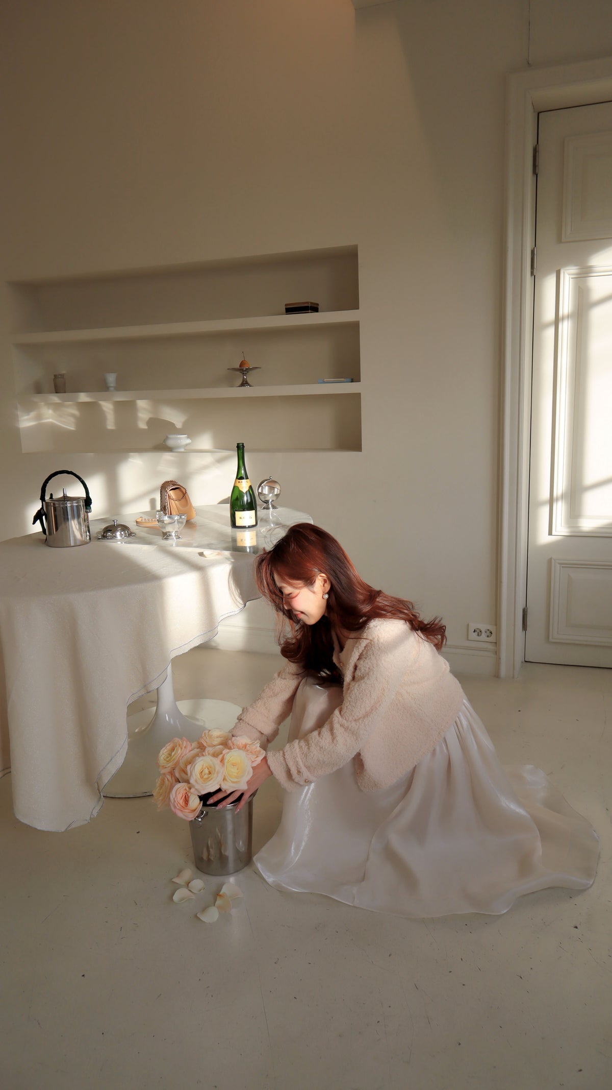 < M A D E > Goodnight Dear Pearly Skirt