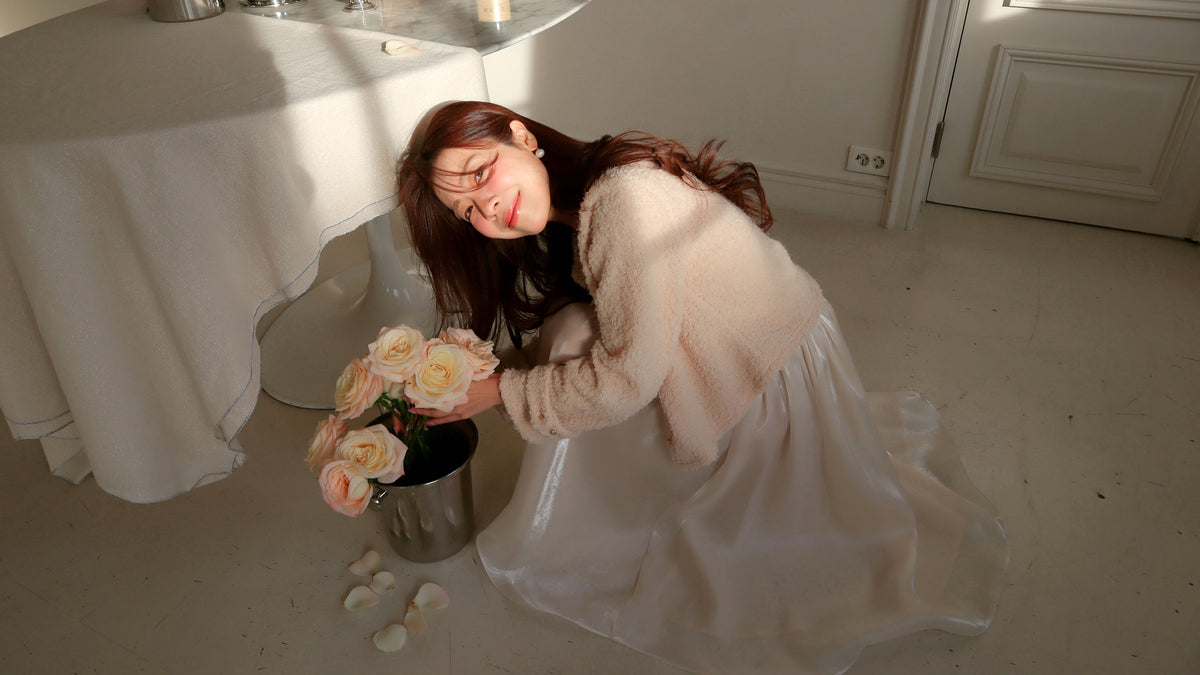 < M A D E > Goodnight Dear Pearly Skirt