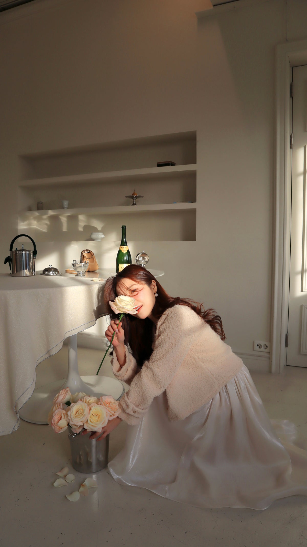 < M A D E > Goodnight Dear Pearly Skirt