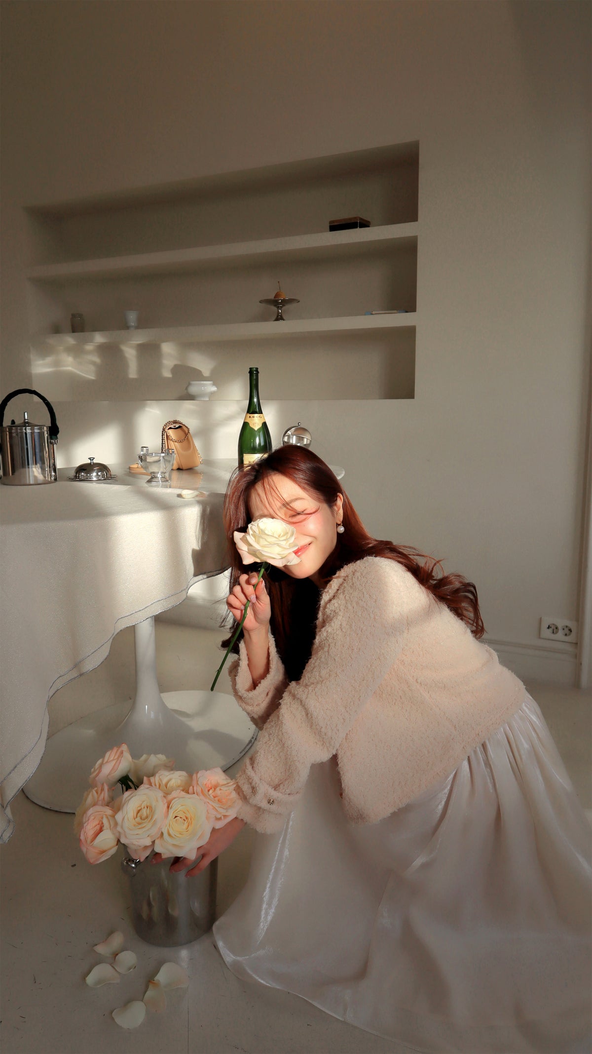 < M A D E > Goodnight Dear Pearly Skirt