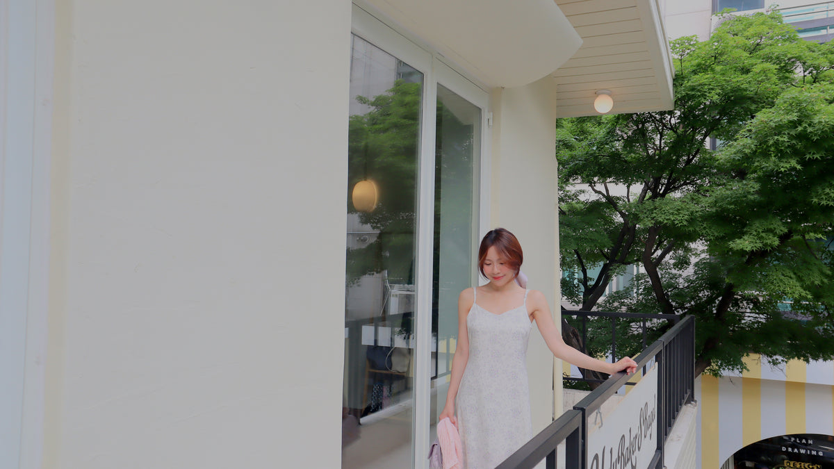 < M A D E > Frenchie Blossom Dress