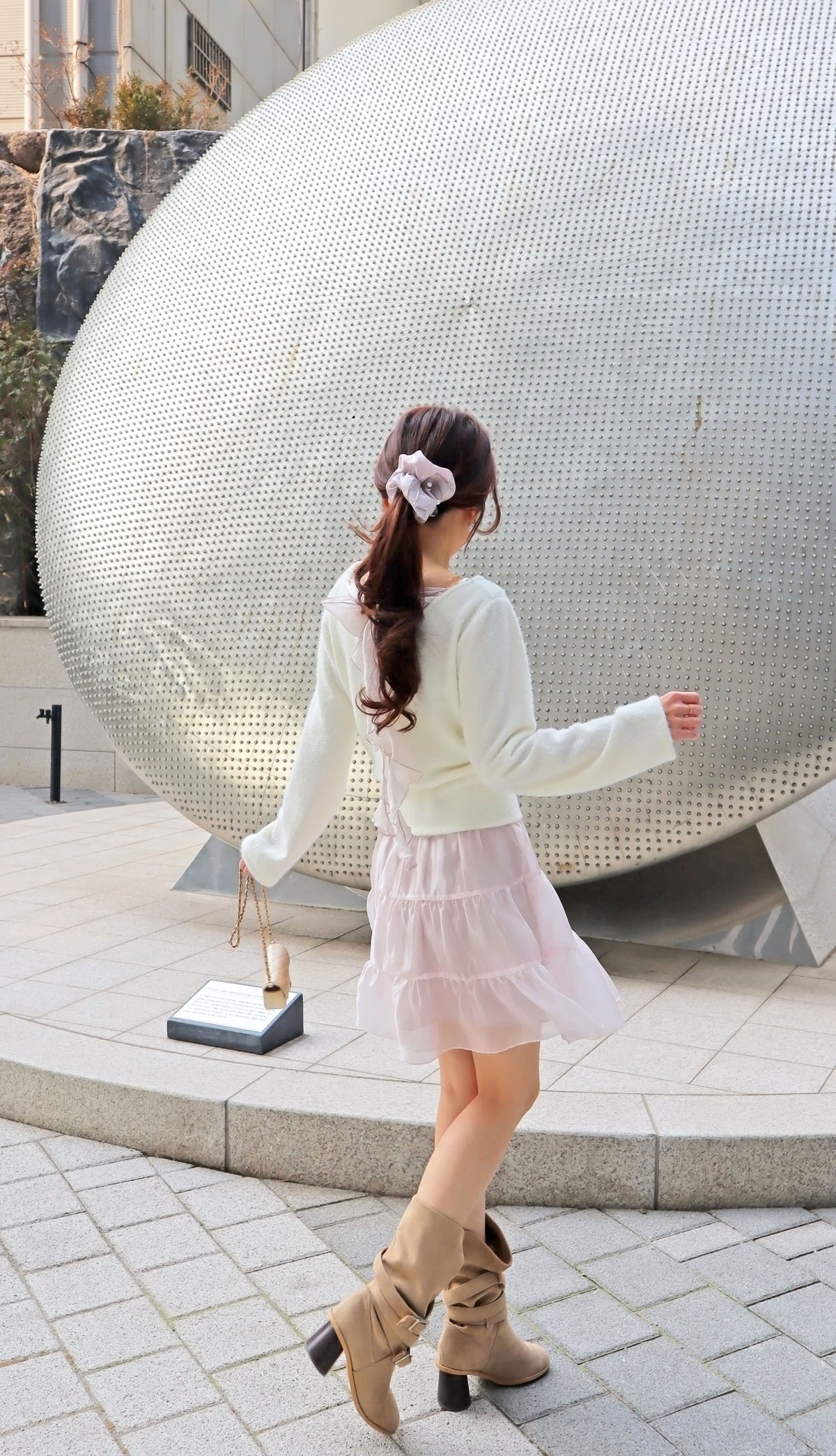 < M A D E > Ribbon Waves Marsh Top