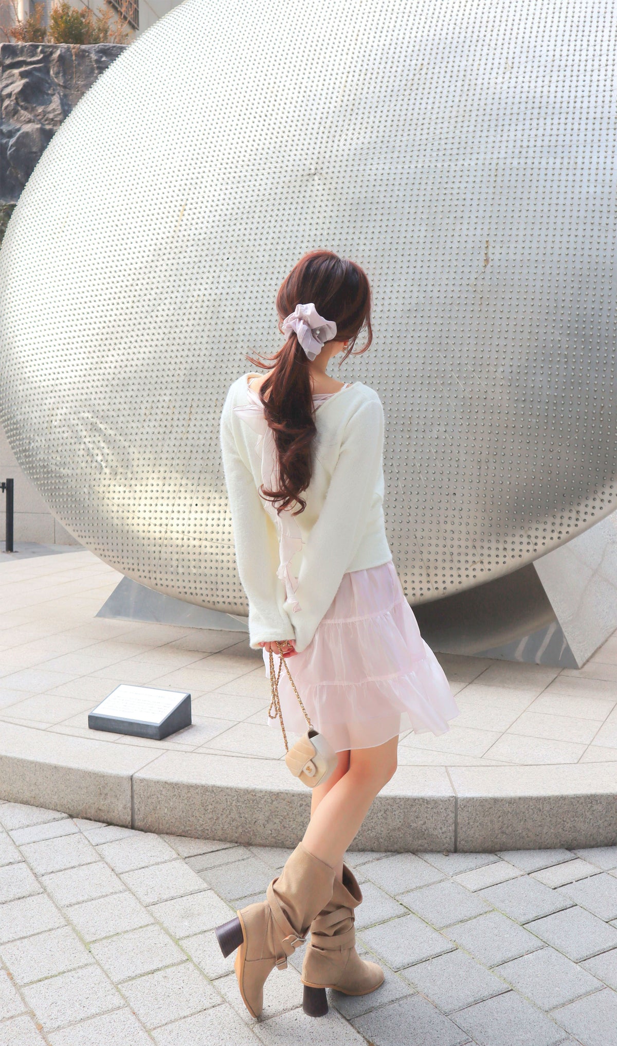 < M A D E > Ribbon Waves Marsh Top