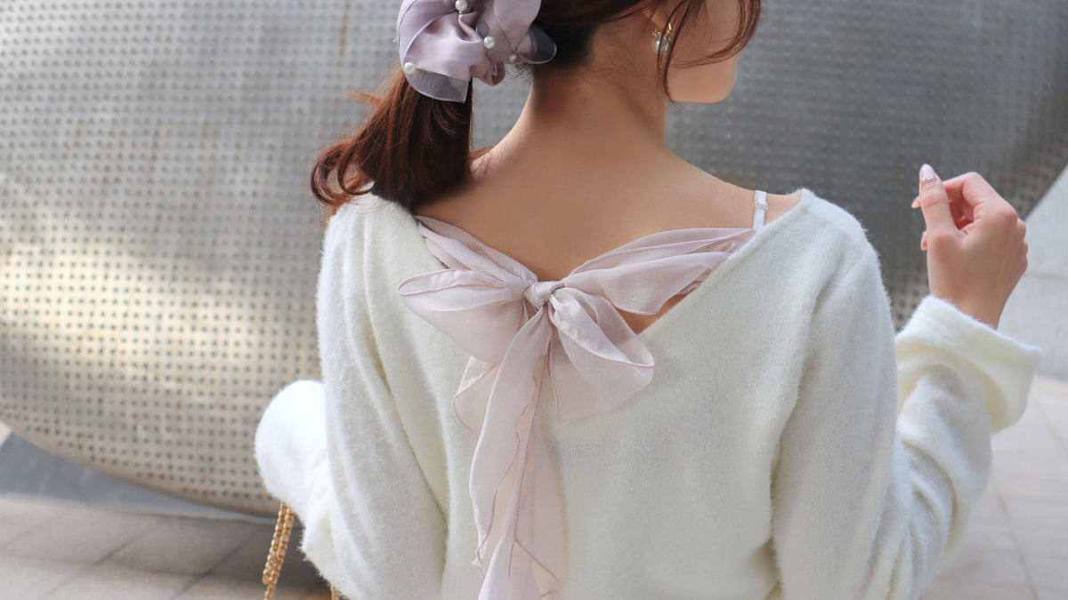 < M A D E > Ribbon Waves Marsh Top