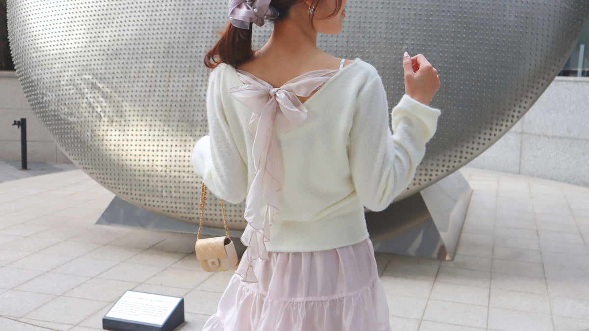 < M A D E > Ribbon Waves Marsh Top