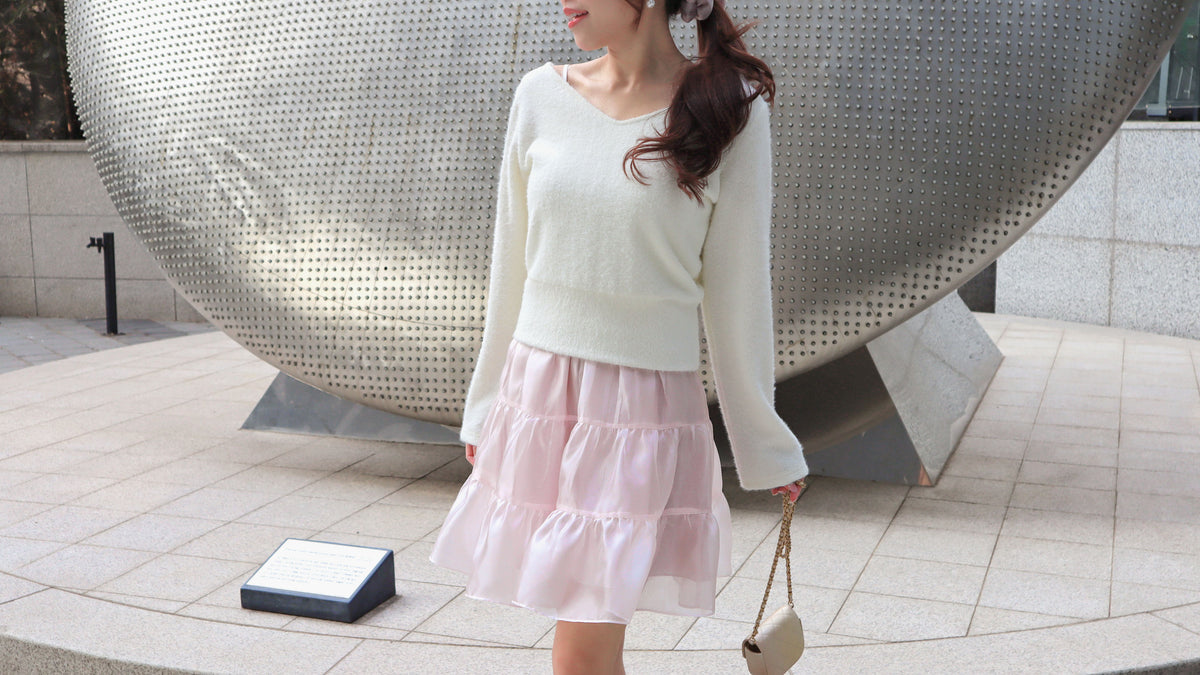 < M A D E > Ribbon Waves Marsh Top