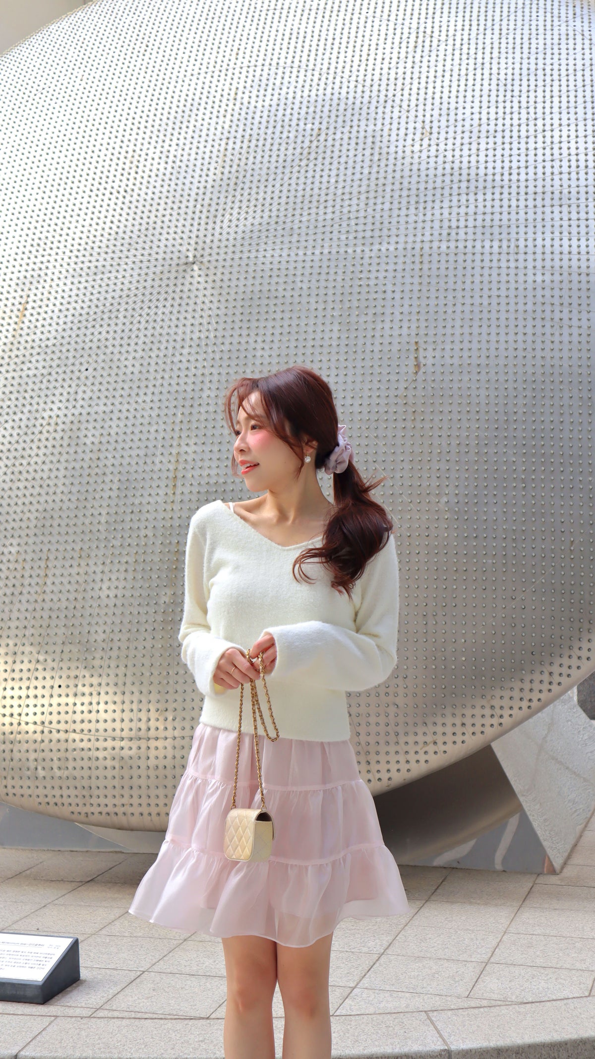 < M A D E > Ribbon Waves Marsh Top