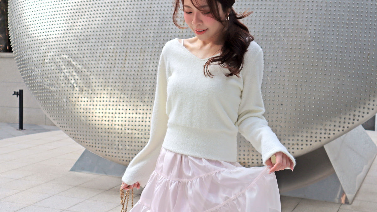 < M A D E > Ribbon Waves Marsh Top