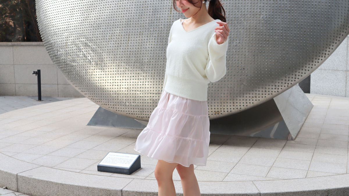 < M A D E > Ribbon Waves Marsh Top
