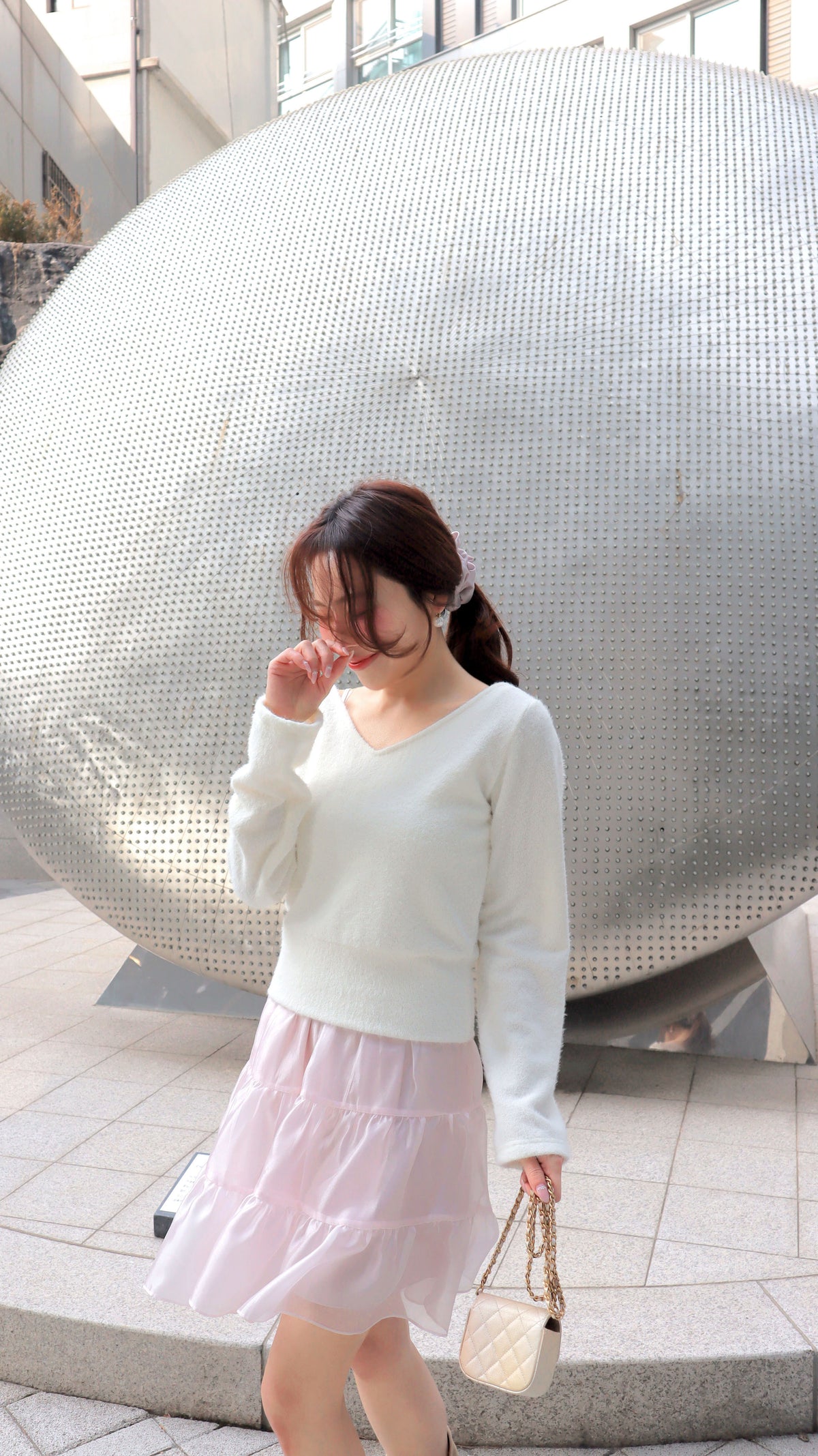 < M A D E > Ribbon Waves Marsh Top