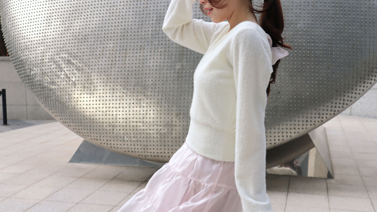 < M A D E > Ribbon Waves Marsh Top