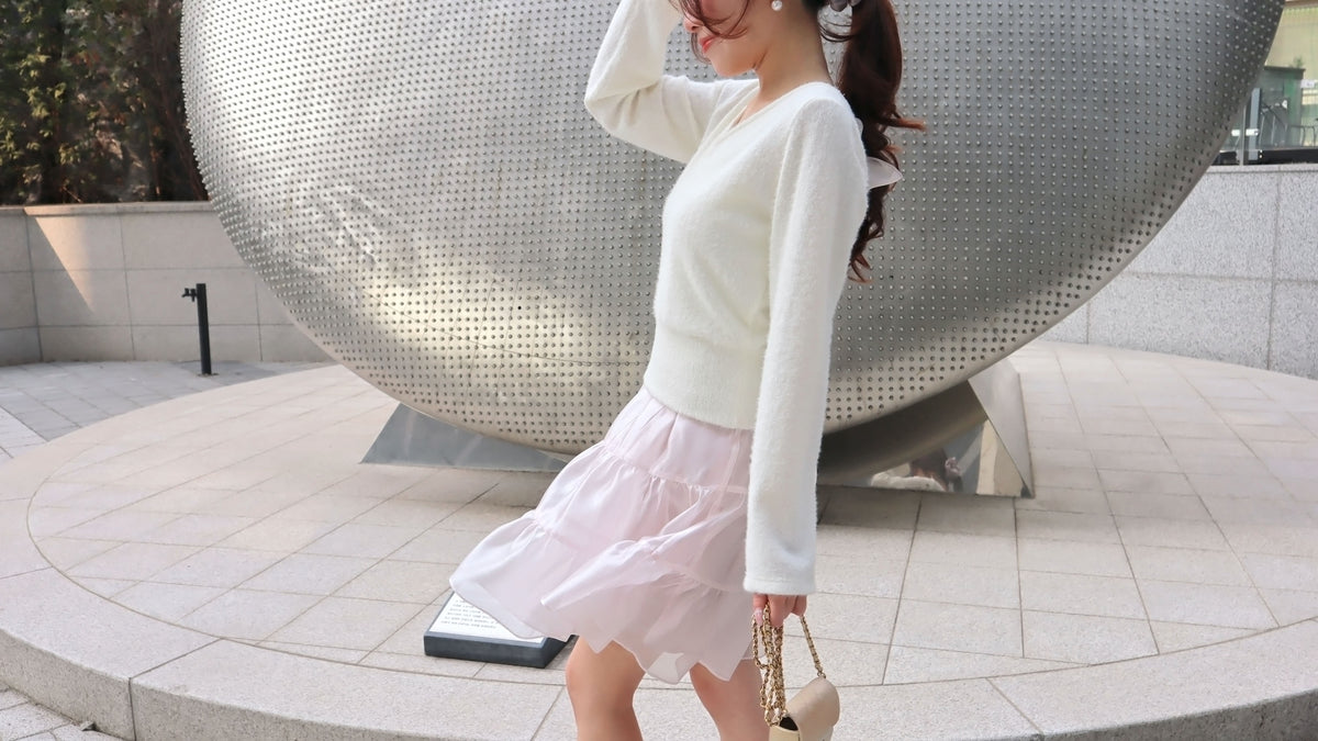 < M A D E > Ribbon Waves Marsh Top