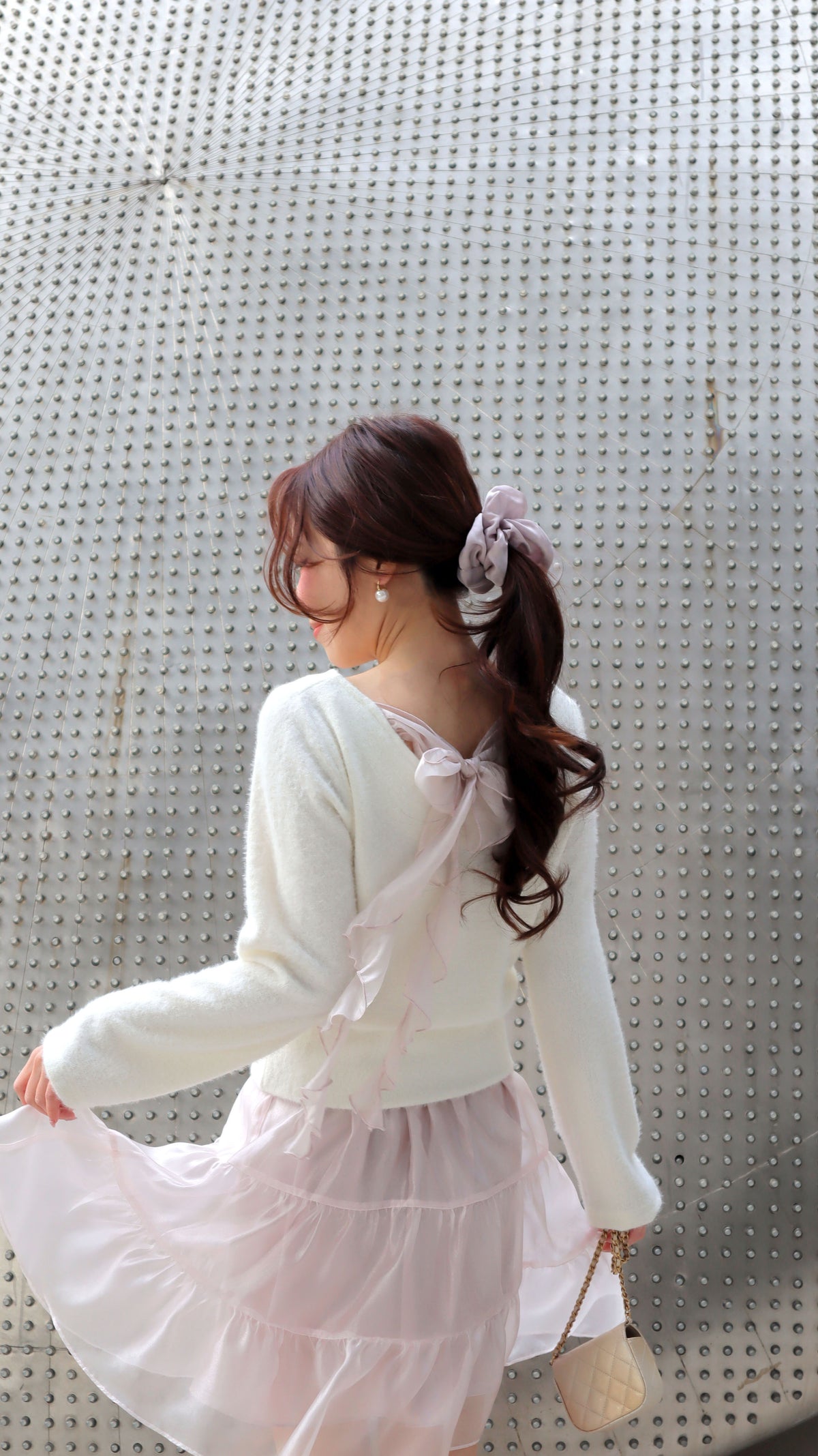 < M A D E > Ribbon Waves Marsh Top