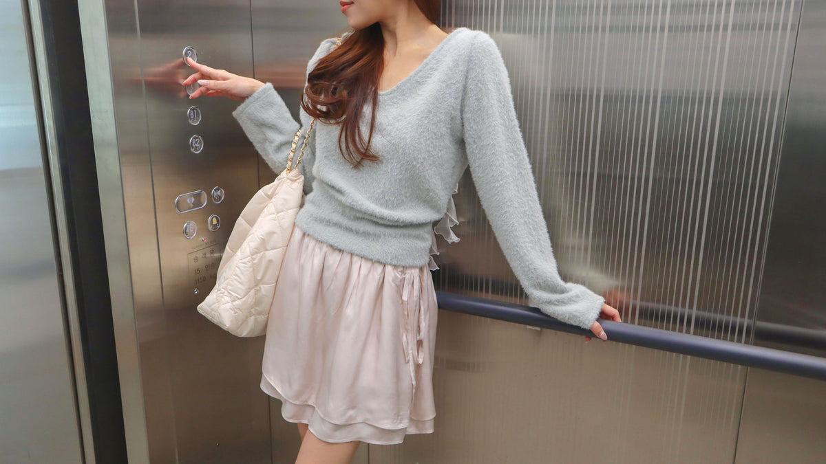 < M A D E > Ribbon Waves Marsh Top