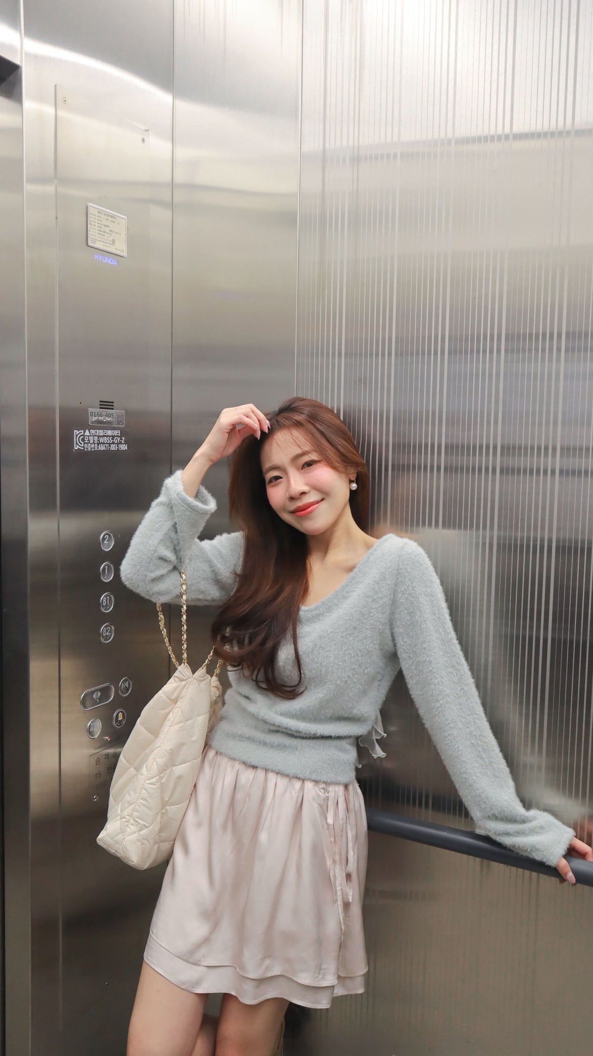 < M A D E > Ribbon Waves Marsh Top