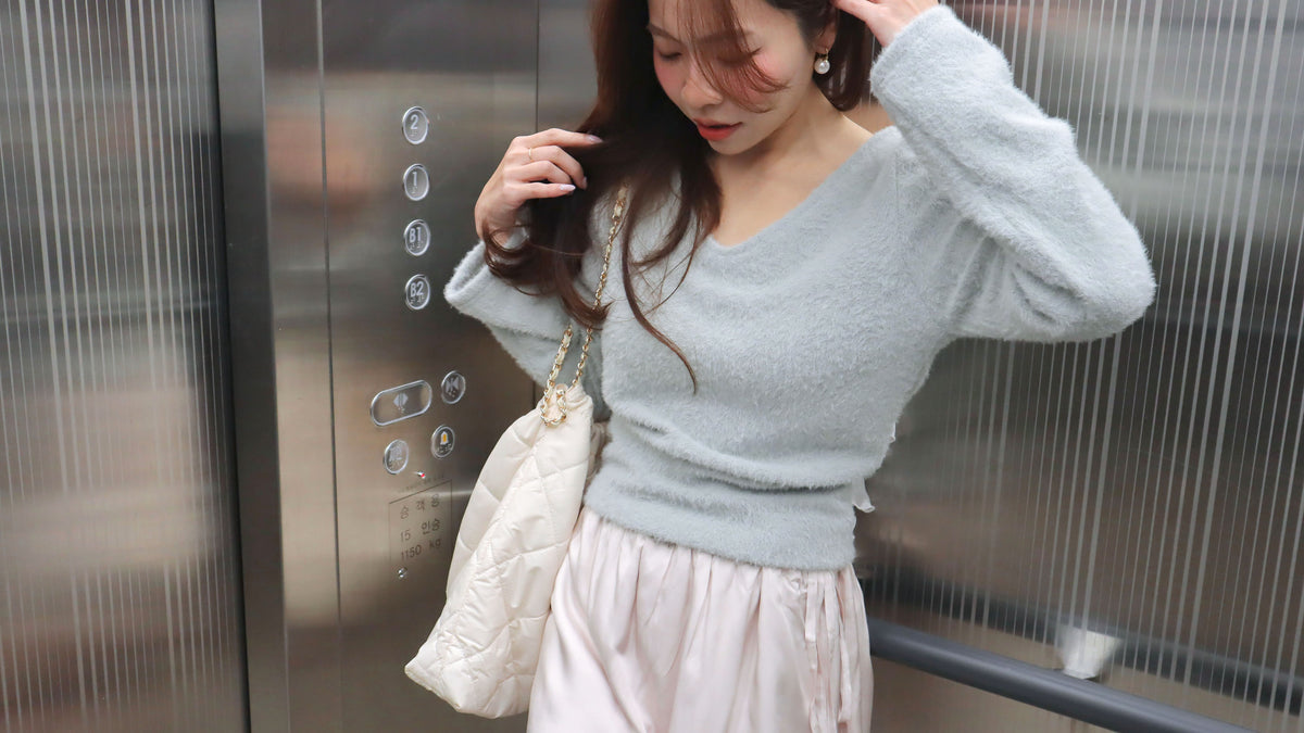 < M A D E > Ribbon Waves Marsh Top