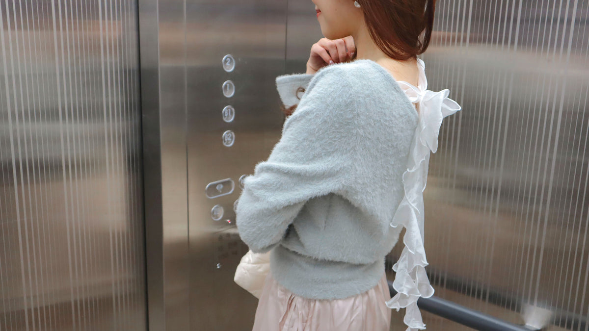 < M A D E > Ribbon Waves Marsh Top