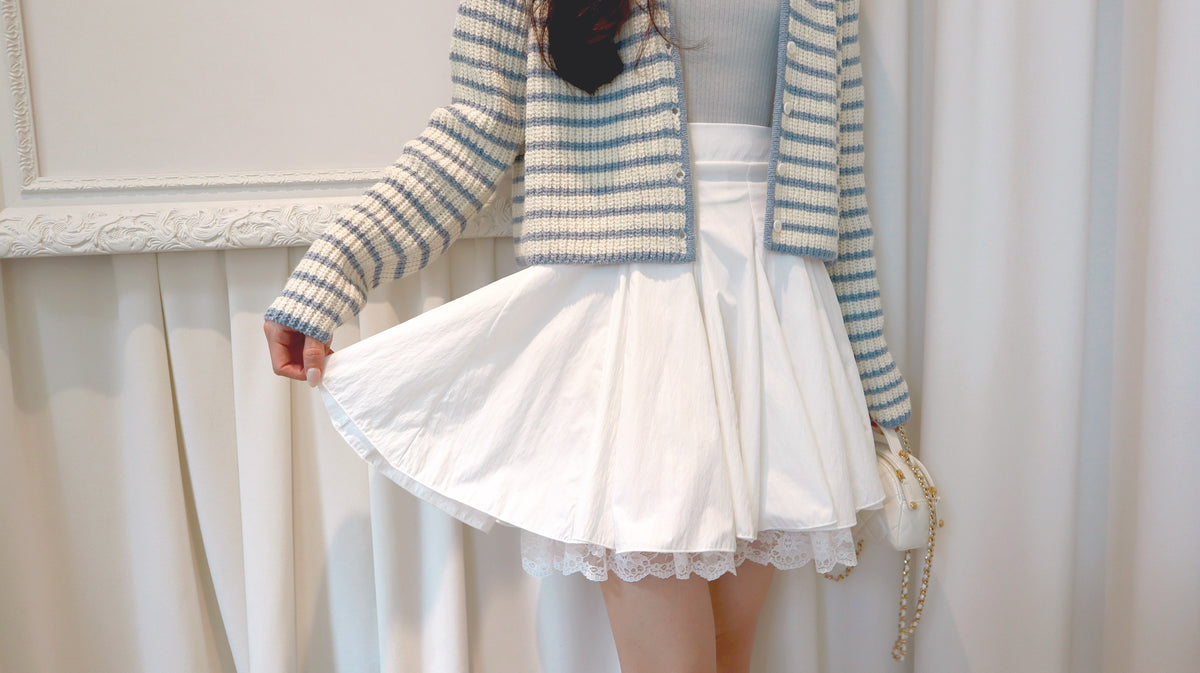 Bubble Foam Mini Skirt