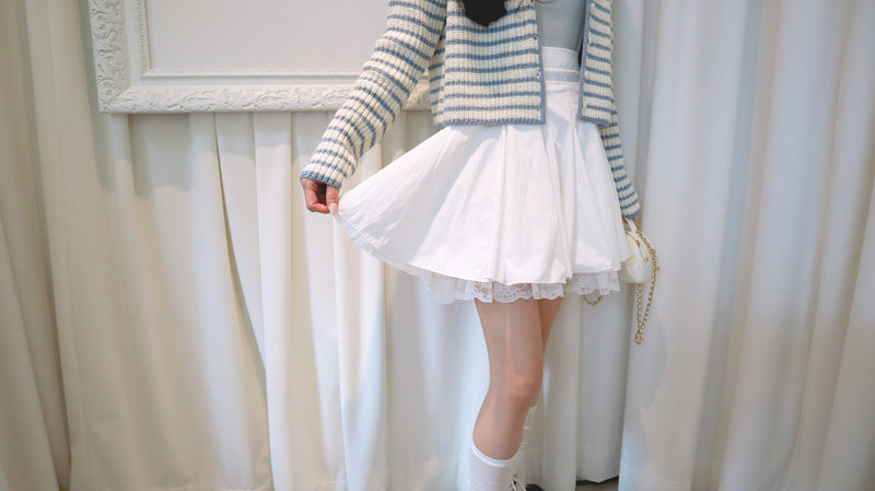 Bubble Foam Mini Skirt