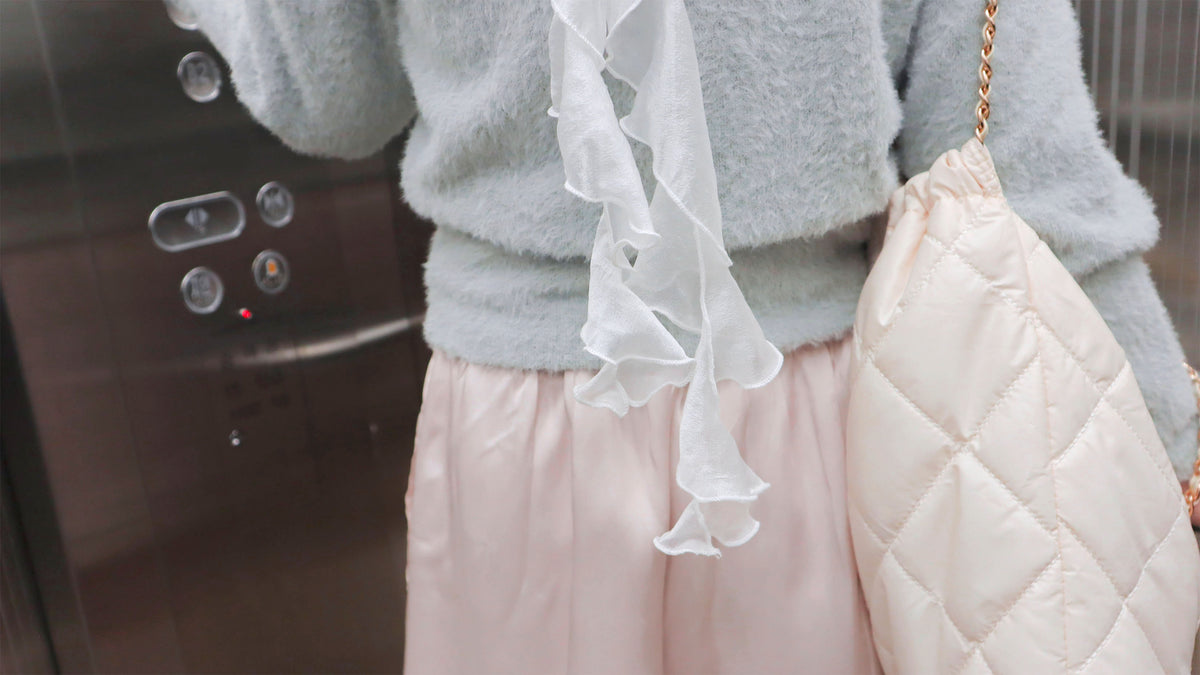 < M A D E > Ribbon Waves Marsh Top