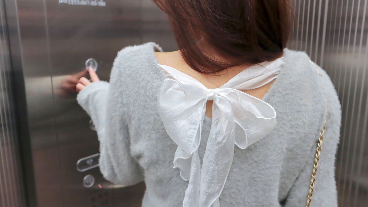 < M A D E > Ribbon Waves Marsh Top