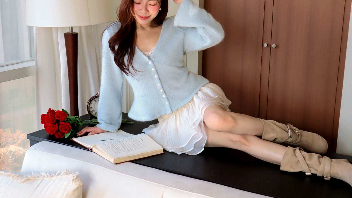 < M A D E > Fruity Hue Fluffy Top