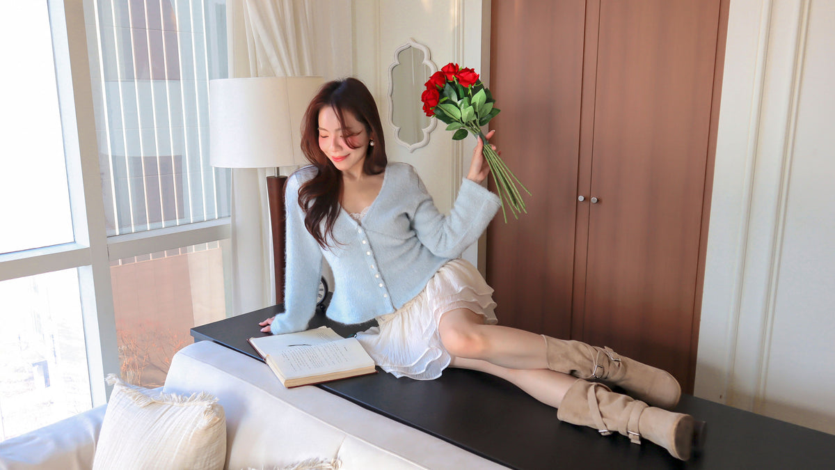 < M A D E > Fruity Hue Fluffy Top