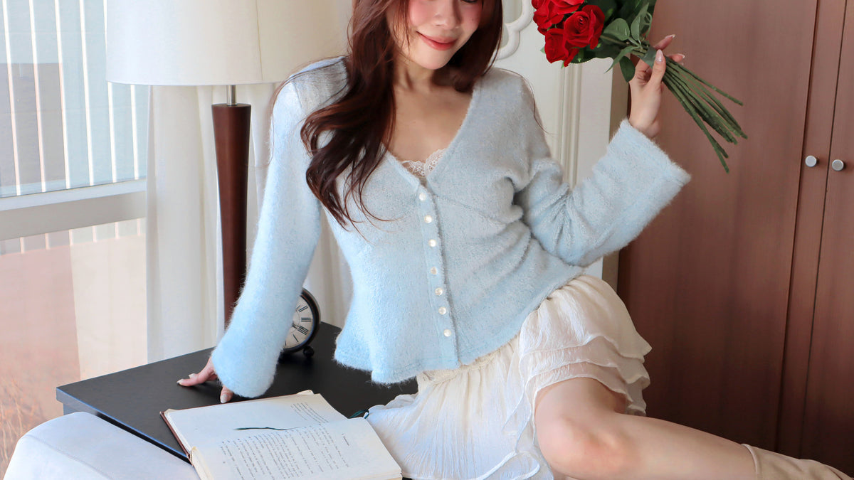 < M A D E > Fruity Hue Fluffy Top