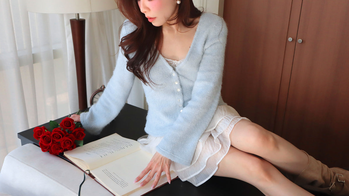 < M A D E > Fruity Hue Fluffy Top