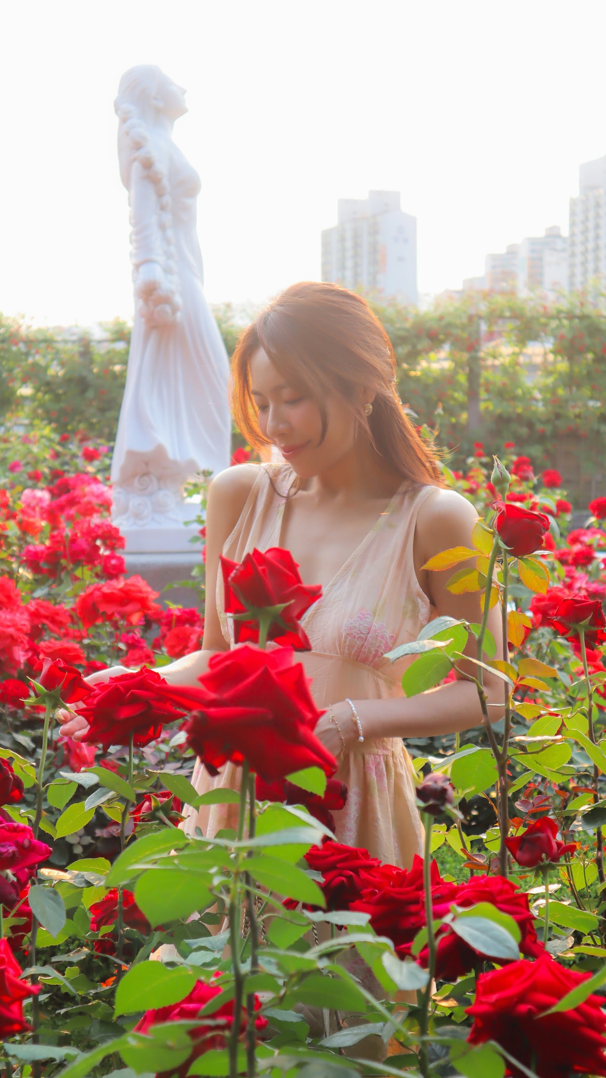 < M A D E > The Hydrangea Garden Dress