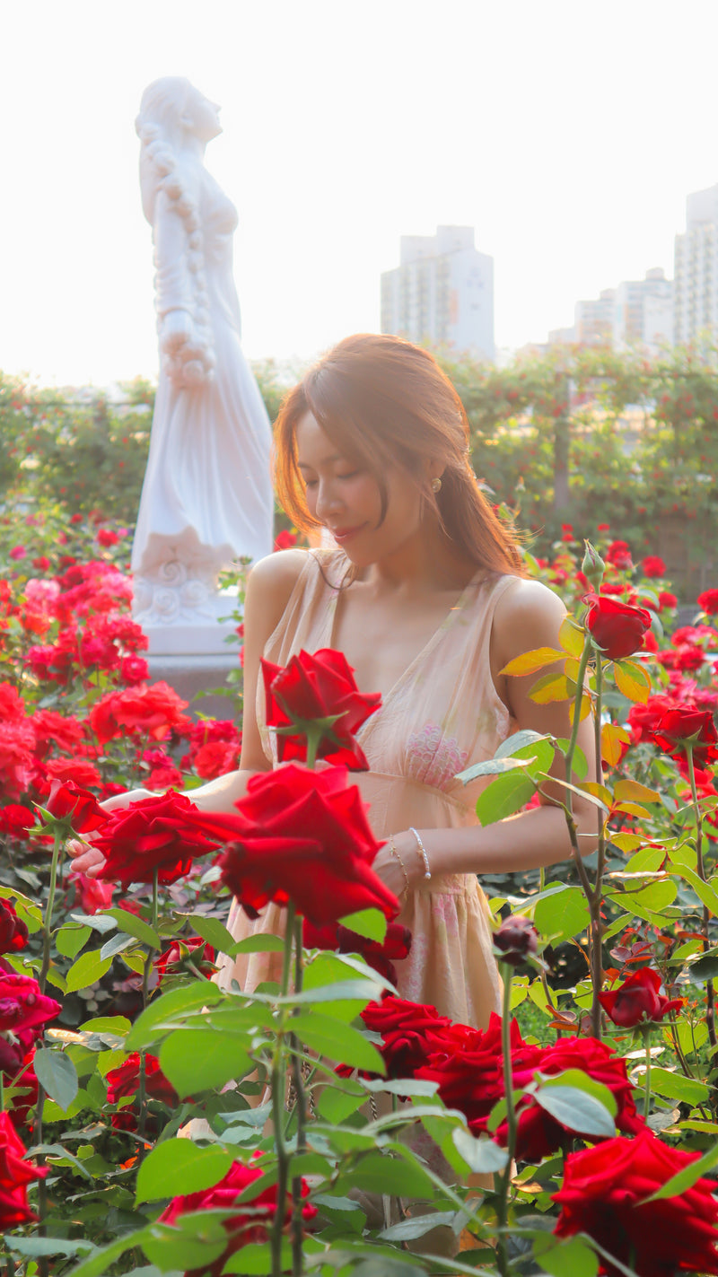 < M A D E > The Hydrangea Garden Dress