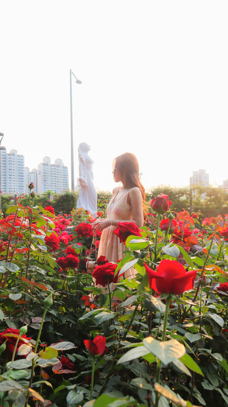 < M A D E > The Hydrangea Garden Dress