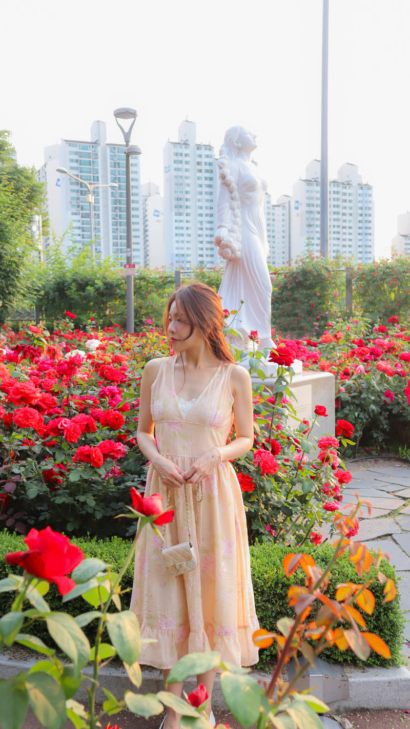 < M A D E > The Hydrangea Garden Dress